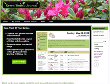 Tablet Screenshot of greenthumbjournal.com